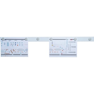 Bande magnétique autocollante blanche MAGNETOPLAN L1000xW50xS0.5mm, lot de 10 pour usage bureautique - Product Image 3