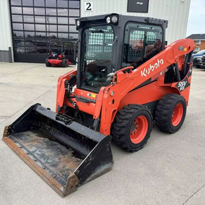 Chargeur compact sur pneus Kubota SSV65 de 48 kW à haute puissance, diesel, pompe Eaton, chargeur compact sur pneus à haute efficacité, construction, agriculture - Product Image 1