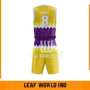 Uniforme de baloncesto de equipo de gatos monteses de malla transpirable con servicios, venta al por mayor, camiseta de baloncesto de alta calidad para hombres - Product Image 3