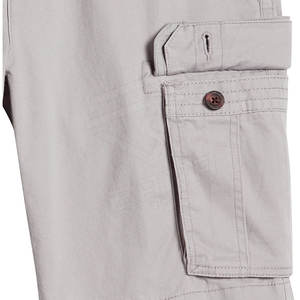 Pantalones cortos Cargo informales de calle alta para hombre de la mejor calidad, cómodos, 100% de algodón, impermeables, hasta la rodilla, bolsillos laterales, sólido, lo último - Product Image 6