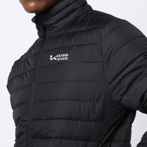 Wholesale <b>Winter</b> Fashionable Men's Puffer <b>Jackets</b> 100% Breathable with Stand Collar Front Logo Position - Product Image 4