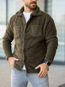 Chaqueta Bomber Unisex Holgada Informal de Doble Botonadura con Camuflaje, Impermeable, Cortavientos y Transpirable, de Lona y Algodón - Product Image 2