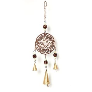 Duli กระดิ่งลมโลหะฮวงจุ้ยพร้อมกระดิ่งแขวนทำจากทองแดงสำหรับตกแต่งภายในและภายนอกอาคาร - Product Image 5