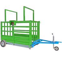 Nouvelle balance pour bétail Sayginlar avec composants de base à roulement, haute productivité, capacité de 2000 kg, garantie 1 an pour le pesage des animaux