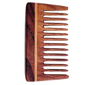 Peine de Madera Natural Rústico con Logotipo Personalizable en Color para Desenredar el Cabello sin Esfuerzo, Peinado Suave y Sesiones de Cuidado Cómodas - Product Image 6