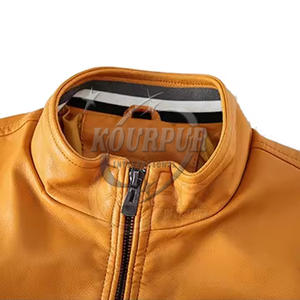 มีสไตล์คุณภาพระดับพรีเมียม! แจ็คเก็ตหนังแท้00% ปรับแต่งได้ตามความต้องการของลูกค้า - Product Image 2