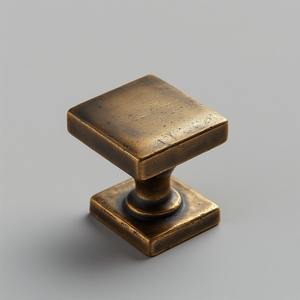 Pomo de Puerta de Latón de Diseño Europeo Resistente para Puertas de Hoteles y Centros Comerciales, Anticorrosión, Manejo Suave, Larga Vida Útil - Product Image 2