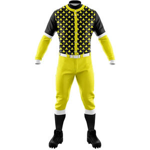 Maillots de baseball unisexe respirants avec logo personnalisé, broderie du nom de l'équipe, vente en gros d'ensembles de vêtements de sport à rayures pour baseball et softball - Product Image 4