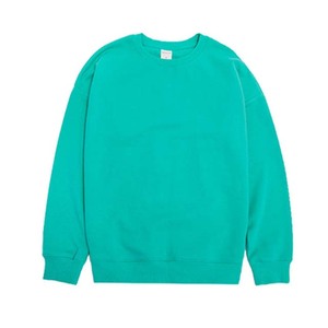 Taille américaine 330 Gsm 100% coton éponge française Logo personnalisé col rond épaules tombantes manches longues col rond sweat à capuche ensemble - Product Image 4