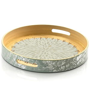 High Good Quality Bamboo Rattan <b>Trays</b> Set Table Serving Decorative <b>Trays</b> Home Wholesale Good Price <b>Kitchen</b> <b>Tray</b> Organizer - Product Image 3