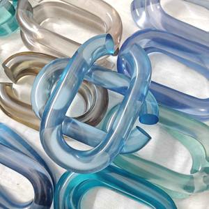 Decoración de Pared de Eslabones de Cadena de Resina Estilo Art Deco Premium, Decoración de Pared Moderna de Lujo para Interiores - Product Image 4