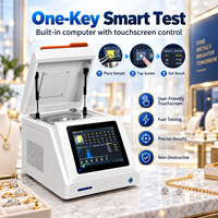 Analyseur portable de métaux précieux XRF pour bijouterie, machine de test de l'or, de l'argent et du platine avec analyse de pureté non destructive