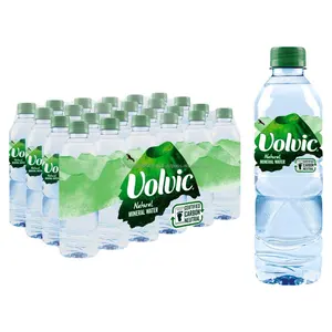 Volvic Natuurlijk Water, Mineraal Drinkwater, Duurzaam Geproduceerd & Volvican Spirited Waterfles, Geval Van 24X500Ml