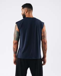 2025 Solid Color Sleeveless Men's T Shirts Cotton Tank Top Custom Blank Men's Gym <b>Vest</b> Bodybuilding <b>Stringer</b> Tank Top - Product Image 3