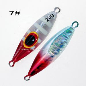 Nouveau Leurre <span class=keywords><strong>de</strong></span> <span class=keywords><strong>Pêche</strong></span> Métallique Coulant pour Jigging à Lancer Lent, 20g-150g, OEM, à Action Rapide ou Lente, avec Plomb UV et Effet Flash - Product Image 3