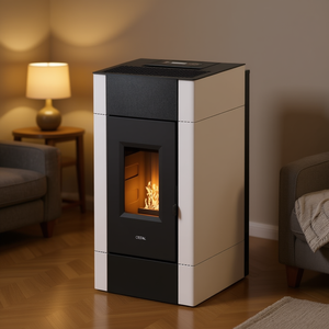 Estufa de Pellets CRISTAL Plus 9 Blanca de 8.5kW, 4 Estrellas, Clase A+, Modelo 7025036 - Product Image 3