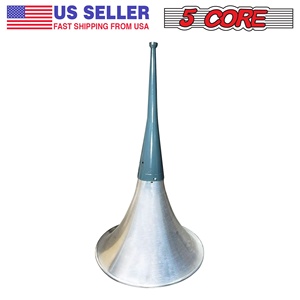 Trompette de basses PA à 5 cœurs, corps en aluminium de 22 pouces, compatible avec la plupart des haut-parleurs à compression - Product Image 3