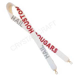 Correa de monedero con cuentas de diseño de Hail Houston, correas de bolsa de cuentas de semillas de oro blanco personalizadas, correa de cuentas personalizada para bolsos - Product Image 1