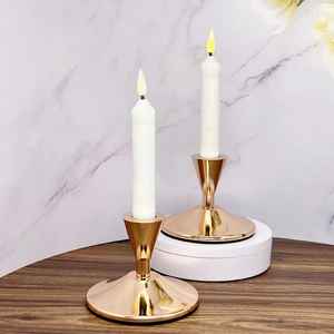 Elegante candelabro de piedra de metal Agarre de mano Mejor mayorista para Tea Light Display Decoración para el hogar para bodas Templos Festivales - Product Image 1