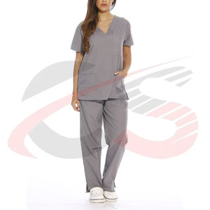 Suministro directo de fábrica Venta caliente señoras enfermería Scrubs Set Venta caliente antiarrugas lavable suave tela enfermera Scrubs Set - Product Image 1