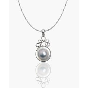 Elegante Collar con Colgante de Perla Mabe - Product Image 1