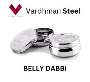 Boîte à lunch en acier inoxydable de 18 cm en forme de ventre, portable, pour les activités de plein air, la conservation des collations, des aliments, des gâteaux et autres articles - Product Image 5