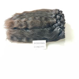 Venta al por mayor 100% cutícula alineada cruda virgen vietnamita extensiones de cabello humano recto onda natural similar indio no químico - Product Image 2