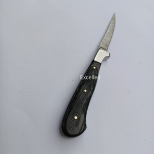 Cuchillo de deshuesado de filete de chef de acero damasco de 356 capas hecho a mano con mango de madera Pakka, cuchillo de cocina afilado, Funda de cuero gratis - Product Image 4