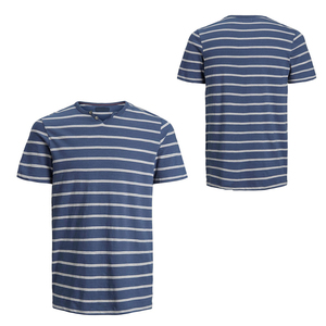 Camiseta en blanco Lisa personalizada informal de algodón de alta calidad para hombre con logotipo nueva llegada 2025 camiseta - Product Image 4