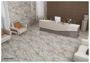 Carreaux sans fin en porcelaine brillante 600x1200 Grand format 24x48 Carreaux de mur et de sol polis de qualité supérieure Collection d'exportation moderne durable - Product Image 6