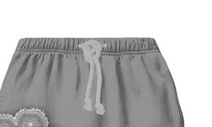 ชุดเซ็ตเสื้อฮู้ดดี้แบบสวมหัวและกางเกงขายาวทรงบาน ผ้าฝ้าย 100% ผลิตตามสั่ง ซิปหน้า ดีไซน์ทำเก่า เป็นมิตรต่อสิ่งแวดล้อม พร้อมลายปัก - Product Image 4