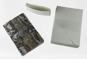 Nouvelles cartes imprimées offset mignonnes sur papier fait main, apparaissent peintes à la main avec des couleurs à l'eau, papeterie et cartes véritablement écologiques - Product Image 3