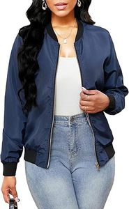 Chaqueta ligera informal de manga larga para mujer Outwear con bolsillos con un estilo informal - Product Image 5