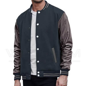 Vestes décontractées d'hiver pour hommes, style universitaire tendance, design High Street, avec lettres, écologiques, style baseball - Product Image 1