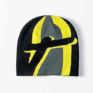 Gorros de punto de invierno unisex, 24 colores, 100% Lana, gorro barato, bordado con logotipo personalizado, gorros personalizables del fabricante para la playa - Product Image 1