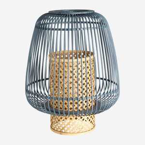 BEST SELLING SUSTAINABLE TRENDY <b>BAMBOO</b> CANDLE HOLDERS WITH NATURAL RATTAN <b>LANTERN</b> for HOME DECORATION & PARTY DECOR - Product Image 1
