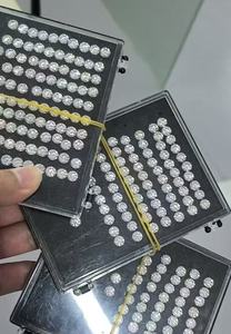 Diamant synthétique de laboratoire en vrac, taille brillant rond HPHT, couleur DEF, pureté VVS VS, 0,9 mm-3,0 mm - Product Image 5