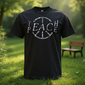 Camiseta de la ONG Teacher Peace Building con Diseño de Movimiento por la Paz para Ropa Promocional Inspiradora - Product Image 3