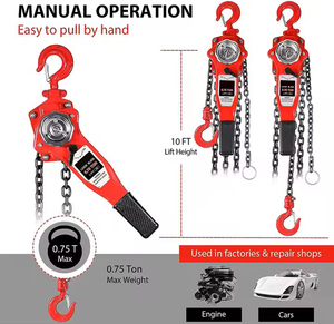 Thiết bị nâng LEVER hoist ròng rọc với phanh được sử dụng cho thiết bị di động máy móc - Product Image 5