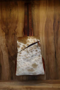 Bolso de Pecho de Cuero Genuino de Vaca, Bandolera Unisex, Estilo Vintage, para Viaje, con Cierre de Cremallera, Modelo LHCB-0005 - Product Image 5