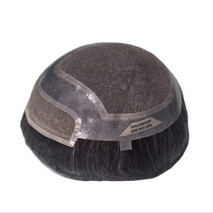 Toupee para Hombre Taz Hair, Peluca de Cabello Humano 100%, Densidad Cruda 60%-150%, Cabello Indio Remy, Resistente al Agua, Ondulado - Product Image 5