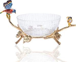 ชามใบเฟิร์นประดับตกแต่งทำจากทองเหลืองโบราณคุณภาพสูง - Product Image 6