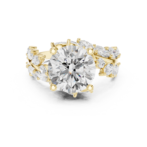 Mirth Jewels Bague en diamant 14K avec nom arabe personnalisée disponible en argent sterling ou plaqué or - Product Image 6