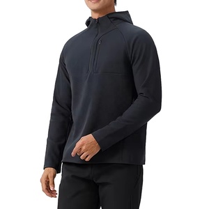 Fournisseur de vêtements de fitness en gros à prix réduits – Pulls d'entraînement extérieur personnalisés, faible MOQ, vêtements de sport, veste en molleton à quart de zip - Product Image 2