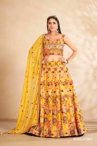 Lehenga Choli de haute qualité de l'inde dernière tenue ethnique Lehenga de mariage et de fête pour dames - Product Image 6