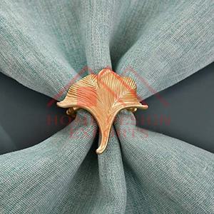 2025 maison hôtels et restaurants Table décor de mariage Antique Designer métal rond de serviette Table décoratif rond de serviette - Product Image 3