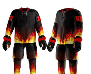 Tenues de hockey sur glace pour hommes à prix raisonnable, dernière mode, haute qualité, anti-plis, design tendance, personnalisables et imprimées - Product Image 6