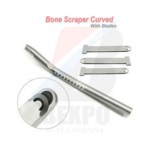 Grattoir d'os d'implant dentaire de qualité supérieure pour la greffe osseuse Matériau d'outil chirurgical dentaire durable Acier inoxydable - Product Image 2