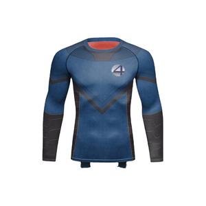 Camiseta de Compresión de Manga Larga de Secado Rápido con Cuello Alto para Hombre, Suministro de Fábrica, Rashguard - Product Image 2