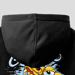 Style tendance personnalisé lavé recadrée fermeture éclair vers le haut Sun Faded Heavyweight GSM 100% coton surdimensionné hommes à capuche - Product Image 3